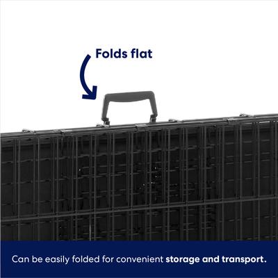 Show full view: Frisco Heavy Duty Fold & Carry Single Door Collapsible Wire Dog Crate, Medium slide 6 of 9