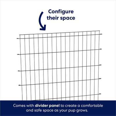 Show full view: Frisco Heavy Duty Fold & Carry Single Door Collapsible Wire Dog Crate, Small slide 5 of 9