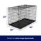 Show in main carousel: Frisco Heavy Duty Fold & Carry Single Door Collapsible Wire Dog Crate, X-Large slide 3 of 10