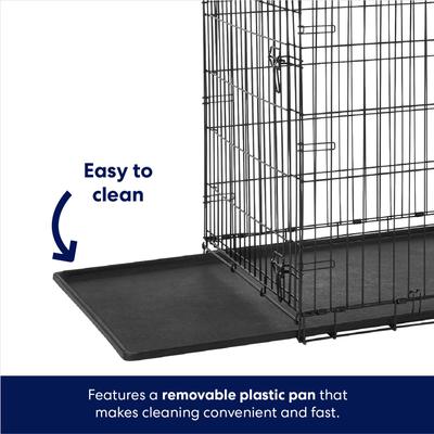 Show full view: Frisco Heavy Duty Fold & Carry Single Door Collapsible Wire Dog Crate, X-Large slide 5 of 10