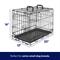 Show in main carousel: Frisco Heavy Duty Fold & Carry Single Door Collapsible Wire Dog Crate, X-Small slide 2 of 9