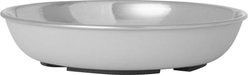 Frisco Heavy Duty Non-Skid Saucer Cat Bowl, 2 count, Gray