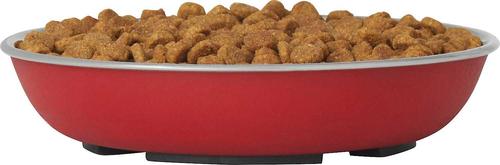 Show full view: Frisco Heavy Duty Non-Skid Saucer Cat Bowl, 2 count, Red slide 3 of 8