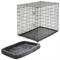 Show in main carousel: Frisco Heavy Duty Single Door Wire Dog Crate, XX-Large + MidWest Quiet Time Fleece Dog Crate Mat, Gray, 54-in slide 1 of 10