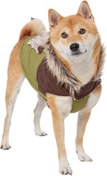 Frisco Heavy Weight 2-Tone Sherpa Lined Hybrid Quilted Dog & Cat Parka, Medium