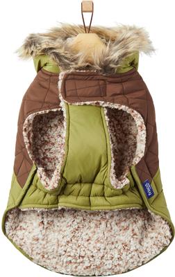 Show full view: Frisco Heavy Weight 2-Tone Sherpa Lined Hybrid Quilted Dog & Cat Parka, XX-Large slide 4 of 9