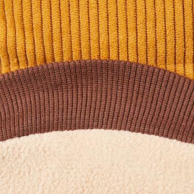 Show full view: Frisco Heavy Weight Lux Corduroy Insulated Dog & Cat Coat with Fur Trimmed Hood, XX-Large slide 6 of 10