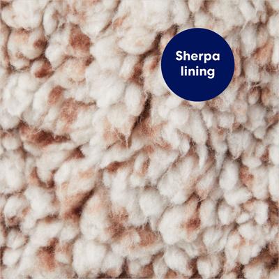 Show full view: Frisco Heavy Weight Matte Quilted Dog & Cat Parka with Cozy Fleece Lining, Tan, Medium slide 6 of 10