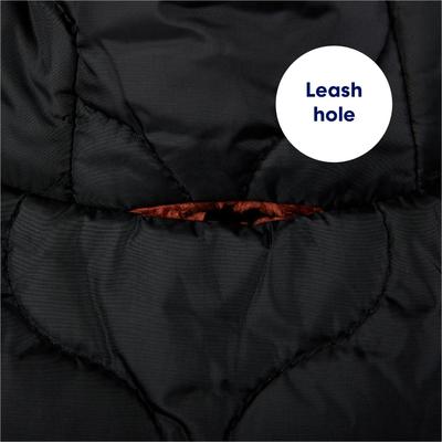 Show full view: Frisco Heavy Weight Matte Quilted Volume Dog & Cat Puffer, Black, Medium slide 7 of 10