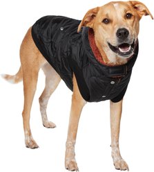 Frisco Heavy Weight Matte Quilted Volume Dog & Cat Puffer, Black, X-Large