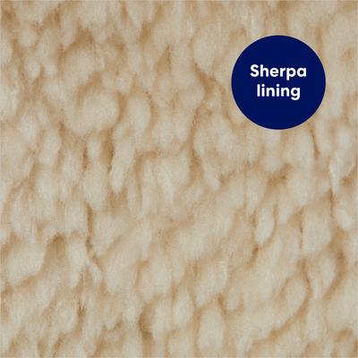 Show full view: Frisco Heavy Weight Urban City Colorblock Dog & Cat Parka with Sherpa Lining, Brown, Medium slide 6 of 10