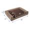 Show in main carousel: Frisco Herringbone Modern Couch Dog & Cat Bed, Brown, Large slide 2 of 8