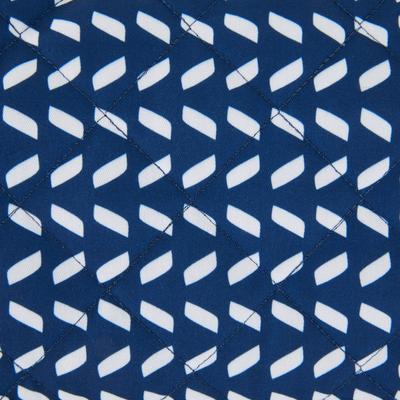 Show full view: Frisco Herringbone Small Pet Bunk Bed, Blue slide 4 of 7