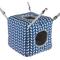 Show in main carousel: Frisco Herringbone Small Pet Plush Hanging Cube, Blue slide 3 of 7