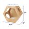Show in main carousel: Frisco Hexagon Wall Mounted Wall Shelf + Cat Silhouette with Bridge Wall Mounted Cat Wall Shelves slide 4 of 10