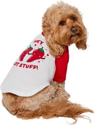 Frisco Valentine's Hey Hot Stuff Dog & Cat T-Shirt, Medium