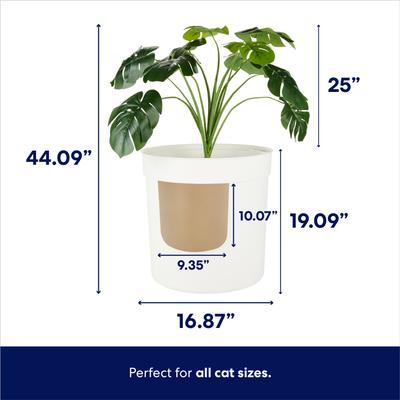 Show full view: Frisco Hidden Planter Cat Litter Box, 16-in slide 3 of 8