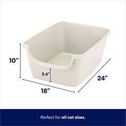 Frisco High Sided Cat Litter Box, Extra Large, Gray, 24-in slide 2 of 4