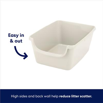 Show full view: Frisco High Sided Cat Litter Box, Extra Large, Gray, 24-in slide 4 of 6