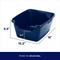Show in main carousel: Frisco High Sided Cat Litter Box, Medium, Navy, 18-in slide 2 of 5