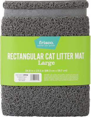 Show full view: Frisco High Sided Litter Box, Extra Large, 24-in + Rectangular Cat Litter Mat, Large slide 7 of 10