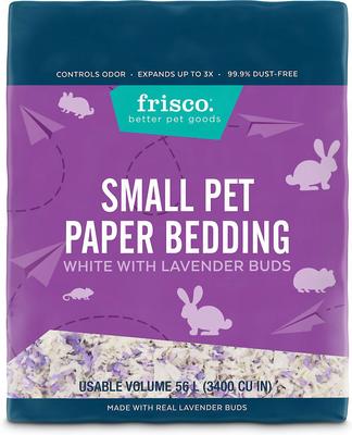 Show full view: Frisco High Sided Litter Box + Small Animal Bedding, Lavender slide 4 of 8