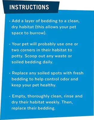 Show full view: Frisco High Sided Litter Box + Small Animal Bedding, Lavender slide 6 of 8