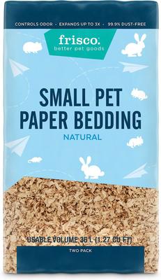 Show full view: Frisco High Sided Litter Box + Small Animal Bedding, Nautral slide 4 of 8