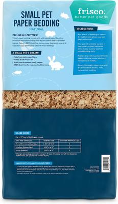 Show full view: Frisco High Sided Litter Box + Small Animal Bedding, Nautral slide 5 of 8
