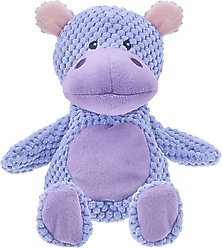 Frisco Hippo Textured Plush Squeaky Dog Toy, Medium/Large
