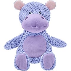 Frisco Hippo Textured Plush Squeaky Dog Toy, Medium/Large