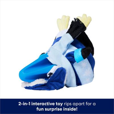 Show full view: Frisco Holiday Arctic Buddies 2-in-1 Rip for Surprise Plush & Rubber Dog Toy, Medium/Large, 2 count slide 3 of 8