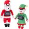 Show in main carousel: Frisco Holiday Bad Santa & Elf Plush Squeaky Dog Toy, 2 count slide 1 of 4