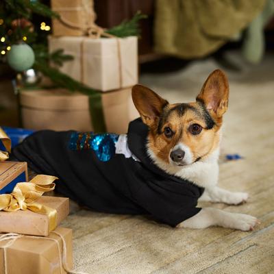 Show full view: Frisco Christmas Bears Flip Sequin Dog & Cat Hoodie, Large slide 7 of 10