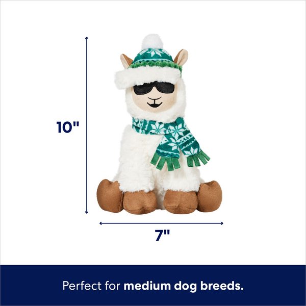 Frisco Holiday Llama Plush Dog Toy