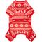 Show in main carousel: Frisco Holiday Fair Isle Dog & Cat Cozy Polar Fleece PJs, DNU, Medium slide 5 of 9
