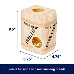 Frisco Holiday Fragile Box Hide & Seek Puzzle Plush Squeaky Dog Toy, Small/Medium slide 2 of 7