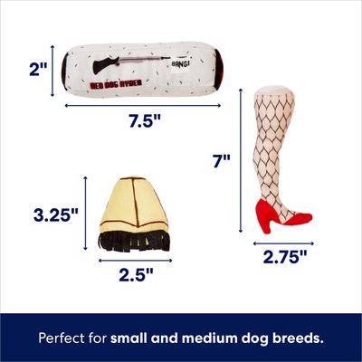 Show full view: Frisco Holiday Fragile Box Hide & Seek Puzzle Plush Squeaky Dog Toy, Small/Medium slide 3 of 9