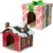 Show in main carousel: Frisco Holiday Gift Box + Holiday Santa's Workshop Cardboard Cat House slide 1 of 10