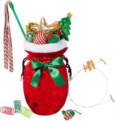 Frisco Holiday Gift Sack Variety Pack Cat Toy with Catnip, 14 count