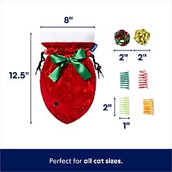 Frisco Holiday Gift Sack Variety Pack Cat Toy with Catnip, 14 count slide 2 of 5