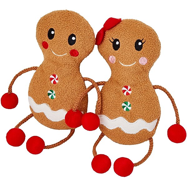 Frisco Holiday Llama Kicker Plush Cat Toy with Catnip, 2 count