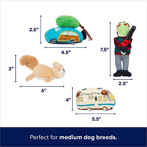 Show full view: Frisco Holiday House Hide & Seek Puzzle Plush Squeaky Dog Toy, Medium slide 3 of 10
