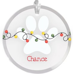 Frisco "Holiday Lights" Round Shaped Personalized Ornament