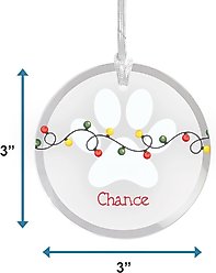 Frisco "Holiday Lights" Round Shaped Personalized Ornament slide 2 of 7