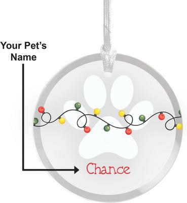 Show full view: Frisco Christmas "Holiday Lights" Round Shaped Personalized Ornament slide 5 of 8