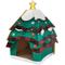 Show in main carousel: Frisco Holiday Log Cabin + Holiday Christmas Tree Cardboard Cat House slide 6 of 10