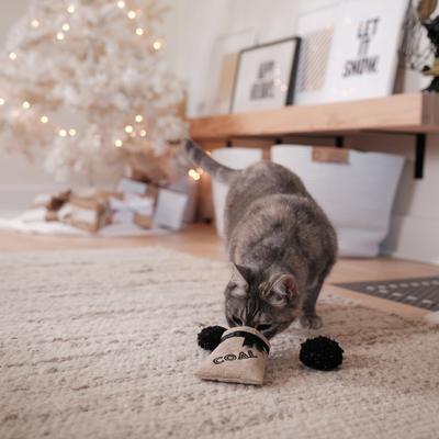 Show full view: Frisco Holiday Lumps of Coal Plush Cat Toy with Catnip, 3 count slide 3 of 6