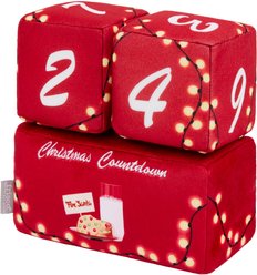 Frisco Holiday Moveable Blocks Countdown Calendar Plush Squeaky Dog Toy, 3 count