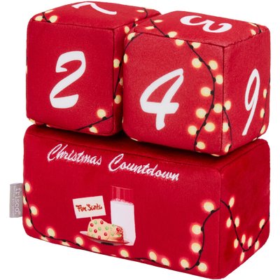 Frisco Frisco Holiday Moveable Blocks Countdown Calendar Plush Squeaky Dog Toy, 3 count
